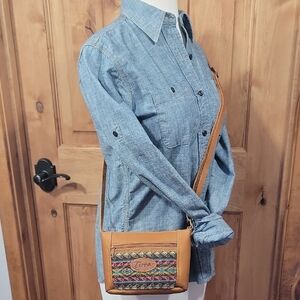 Terra Tupac Leather Crossbody Bag
